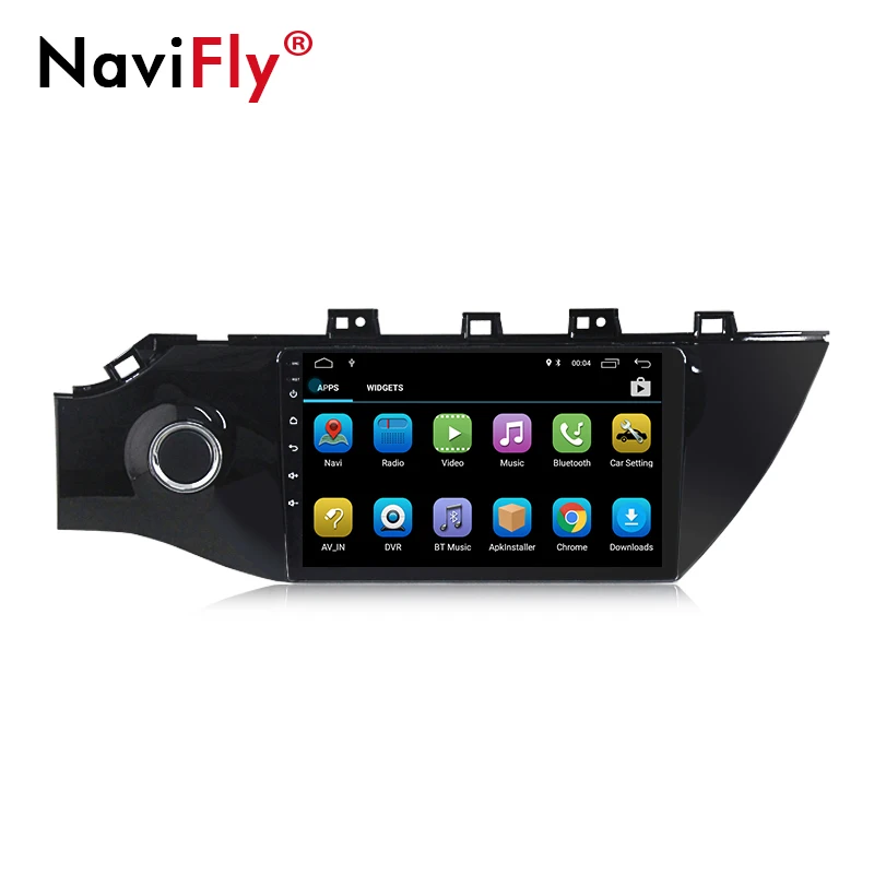 Navi Fly полный сенсорный экран 9 дюймов Большой Android8.1 Автомобильная магнитола для KIA