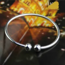 Серебряный браслет Дамская мода серебряный браслет ювелирные изделия простой чеснок леди ювелирный браслет