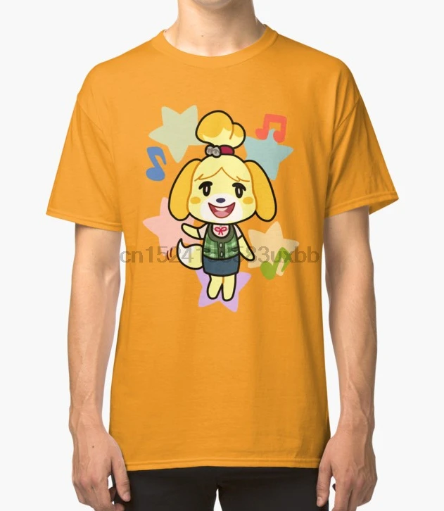 

Printed Men T Shirt Cotton O-Neck tshirts Isabelle of Animal Crossing Short-Sleeve Women T-Shirt