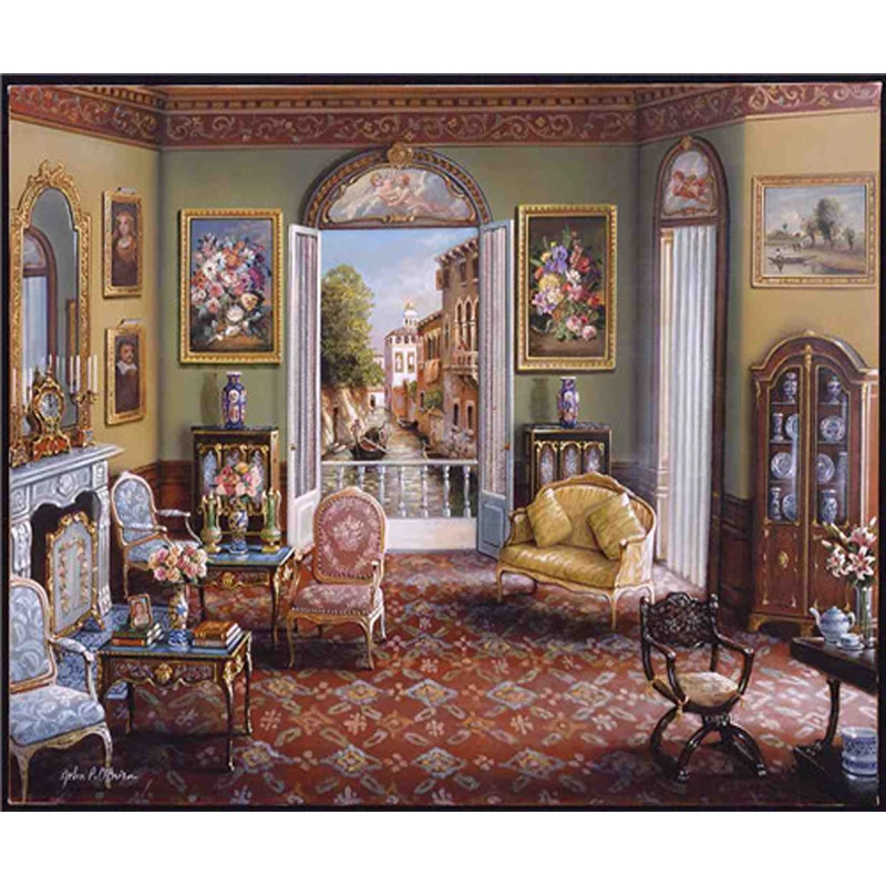 

YIKEE decorative canvas oil painting by numbers,drawing by numbers Furnishing