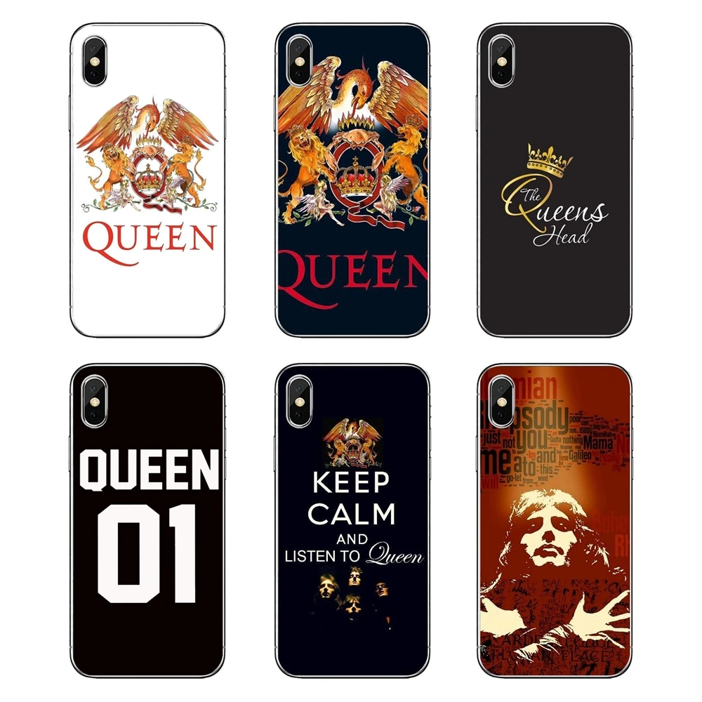 

TPU Cases Covers For Huawei Honor 8 8C 8X 9 10 7A 7C Mate 10 20 Lite Pro P Smart Plus King Queen Freddie Mercury Queen Rock band
