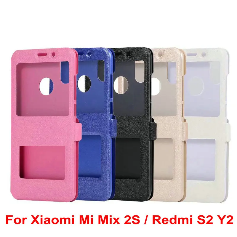 Чехол для Xiaomi Redm S 2 s2 Y Y2 с откидной крышкой и подставкой кожаный чехол Mi Mix S2