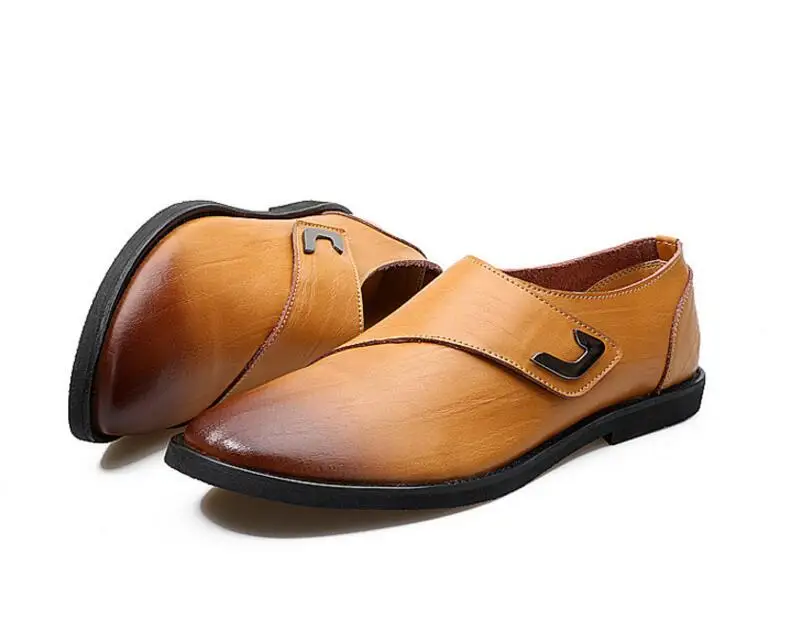 Jozigbema Cuir Appartements En Bureau Mariage Mariée Brides Noir Moine À Véritable Bout Oxfords Pointu Homme jaune Arrivée Hommes Robe Formelle De marron Chaussures Mâle cTK1lJF