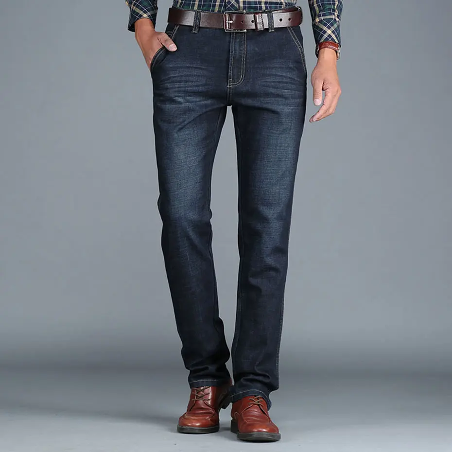 MEBOSYA 2016 Autumn Men's Jeans Brand Clothing Casual Deep