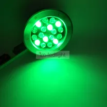 24 V светодиодный подземный свет 15 Вт Напольный Торшер водонепроницаемый Bridgelux Теплый/neture/чистого белого и желтого цвета зеленая led-лампа 20 шт