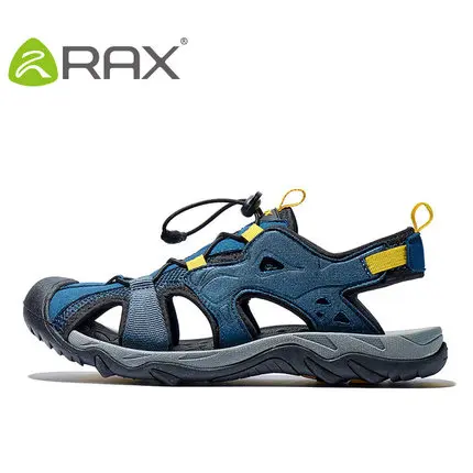 Пляжные сандалии для мужчин и женщин; модные мягкие летние спортивные туфли в рыбацком стиле; удобные легкие шлепанцы для отдыха; AA12324 - Цвет: Озерный синий