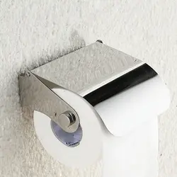Бумажные держатели роликов из нержавеющей стали для бумажных покрытий для туалетной комнаты Аксессуары для ванной комнаты