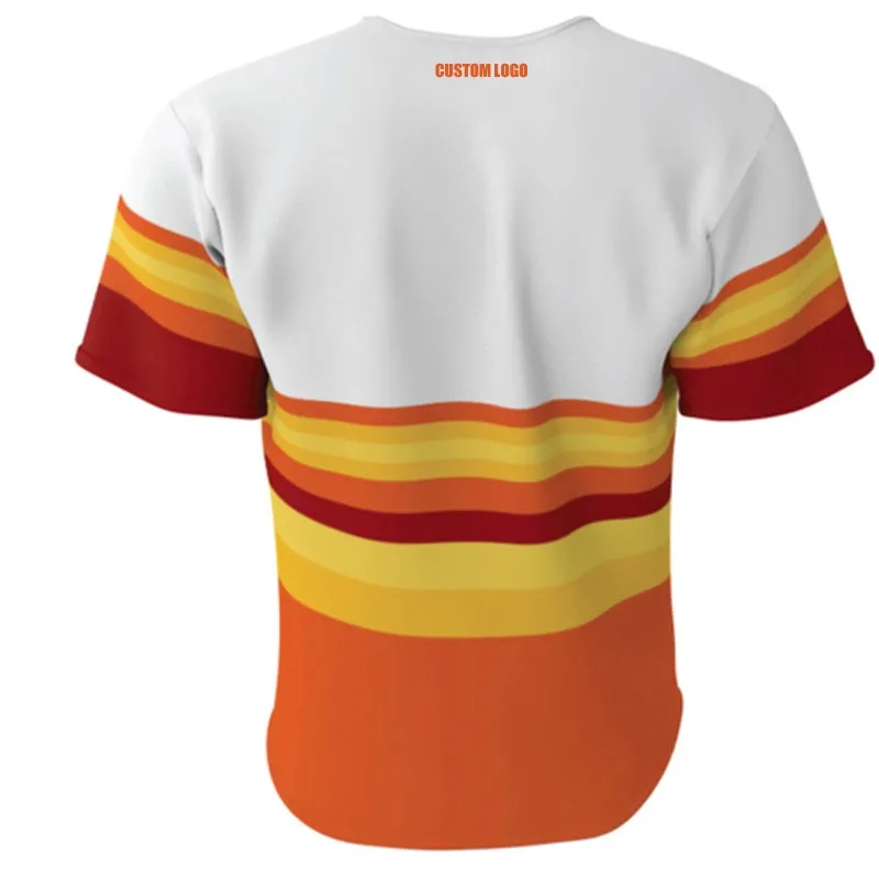 CUSTOM your own unique logo blank mens baseball team jersey from China