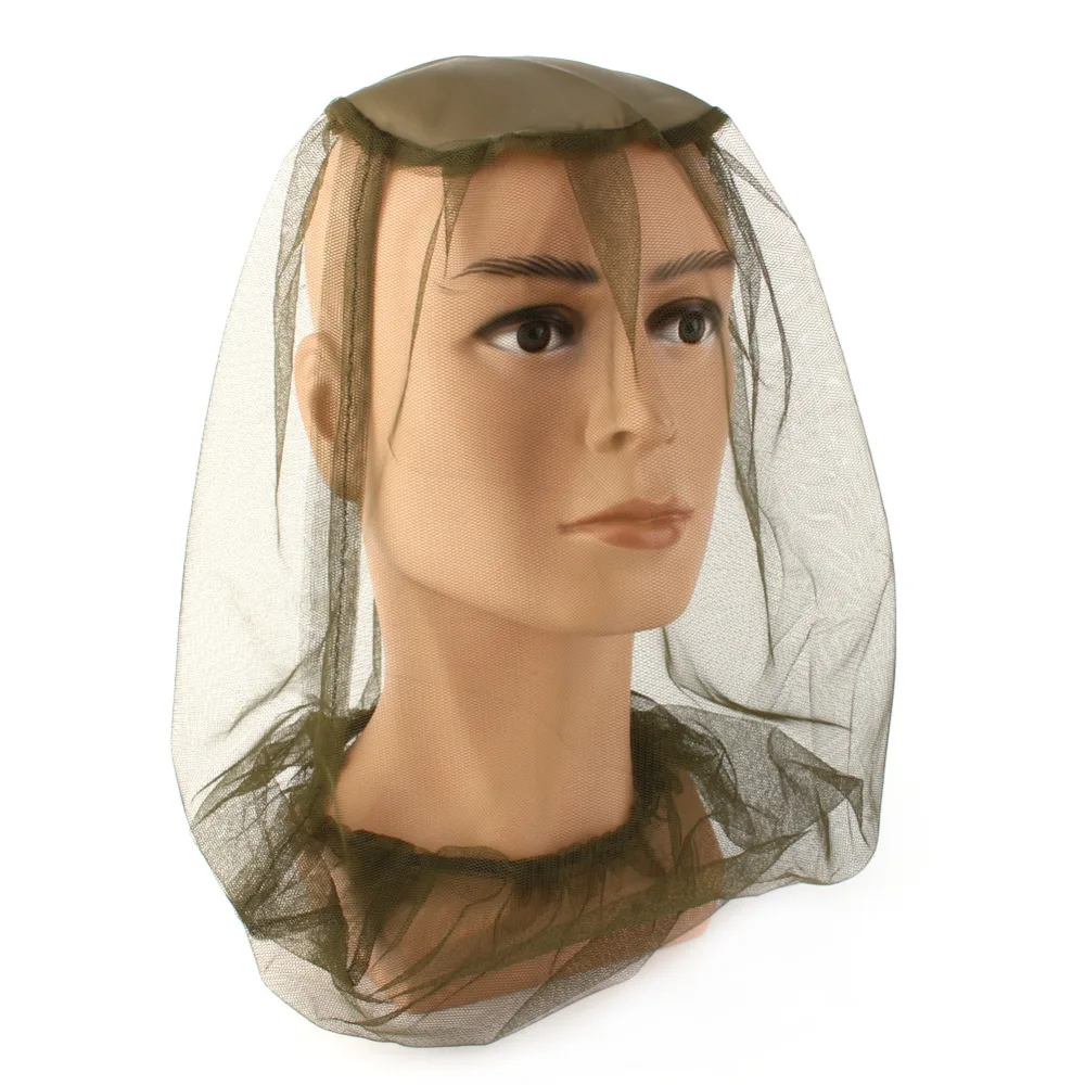 

Summer Midge Mosquito Hat Net Woman Anti Insect Mesh Head Net Face Protector Outdoor Travel Camping Fishing Climbing Cap Gear