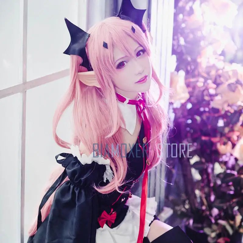 Biamoxer Owari no Seraph Of The End Krul Tepes парики для косплея 100 см длинные прямые Термостойкие |