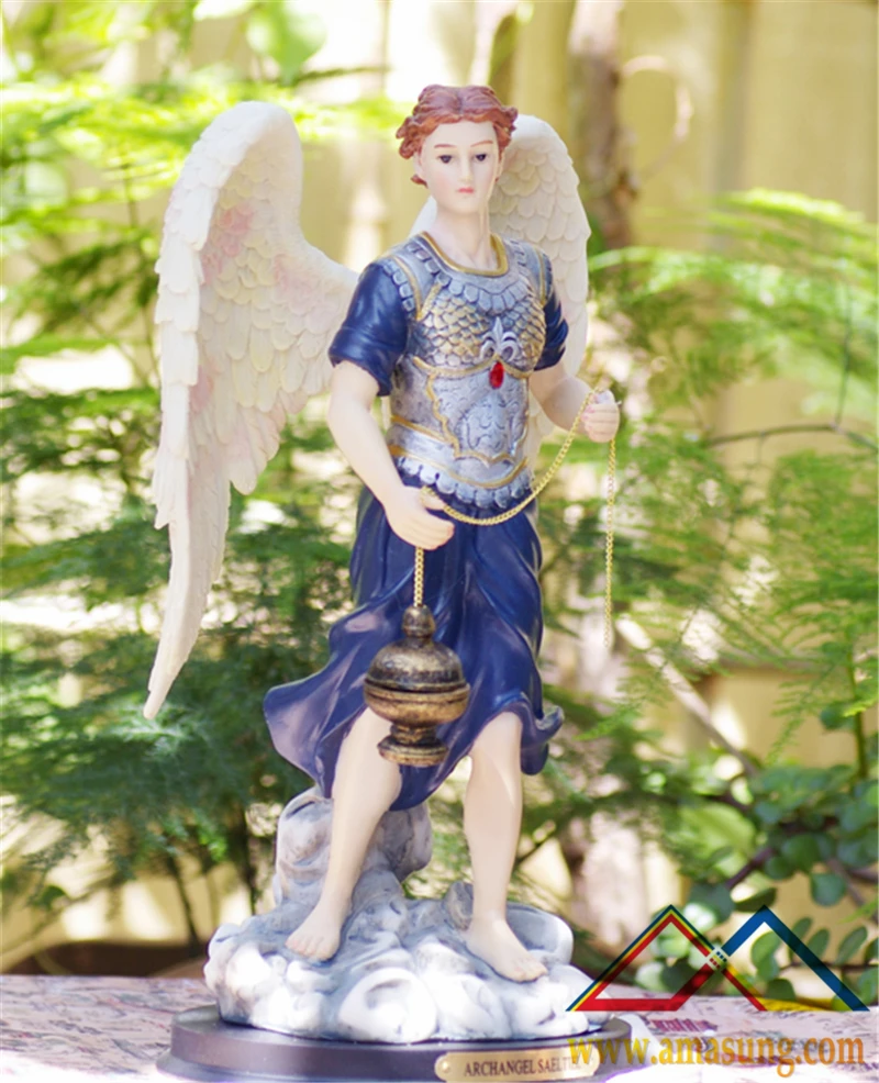 12 Inch Archangel Sealtiel Holy Figurine Religious Decoration Decor Decorating Decor Interiors Decor Decorationdecorative Wall Decor Aliexpress