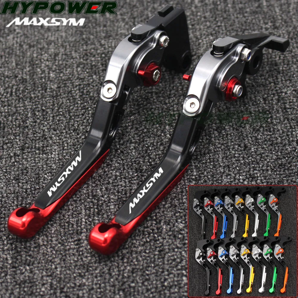 

For SYM MAXSYM 400i 600i MAX 400 600 MAX folding extendable left right brake levers