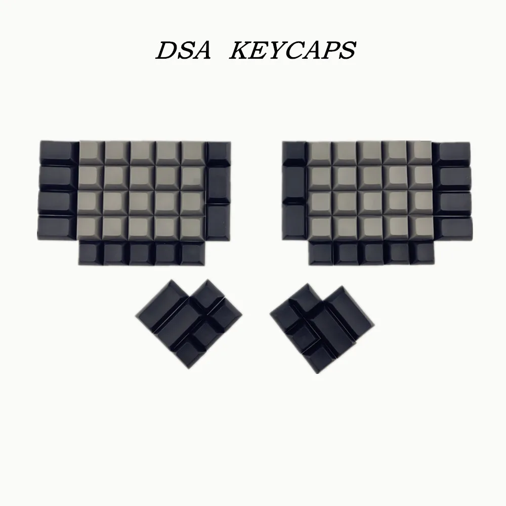 Ergodox pbt колпачки белый черный серый dsa pbt пустые колпачки для ergodox Механическая игровая клавиатура dsa профиль