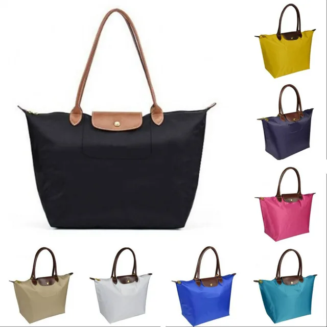 Long Size Women Handbag Nylon Champagne Tote Bags Vintage Waterproof Long Size Women Handbag Nylon Champagne Tote Bags Vintage Waterproof Folding Las Messenger Bag Xl