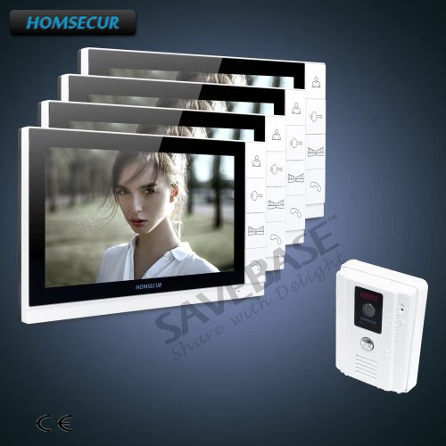 

HOMSECUR 9" Video Door Phone Intercom System+Dual-Way Intercom between Monitor and Monitor