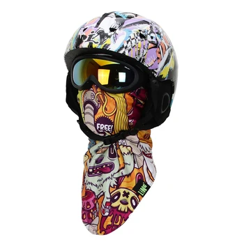 Winter WindProof Thermal Skiing Scarf Neck Warmer Outdoor Sport Snowboard Face Mask Motorcycle Warm Ski Beanie Cycling Skullies bjmoto cool skeleton skull motorcycle ski headband sport outdoor neck face mask mtb racing cycling windproof scarf balaclava