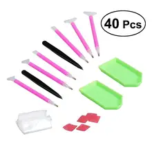 WINOMO 3 шт./компл. Алмазная вышивка набор Алмазная вышивка ручка 5D алмазная вышивка крестиком DIY Инструменты