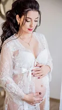 Maternity Photography Lace Dress V Neck Pregnant Lace Maternity Dresses Clothes Pregnant Women Dress Large Size Maternity Photography Lace Dress V Neck Pregnant Lace Maternity Dresses Clothes Pregnant Women Dress Large Size