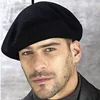 2022 Dualuse Painter Hats 100% wool beret winter men's formal wear professional casual dualuse cap high quality male hat hot ► Photo 3/6