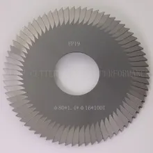 FP19 твердосплавные режущие колеса 80-1,4-16 боковая фреза для JMA TITAN BIT JMA yakart key copy режущая машина