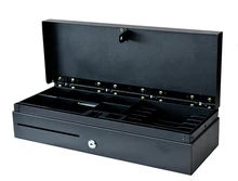 ComPOSxb durable Flip top cash drawer with 6 bills 8 coins POS money box for supermarket