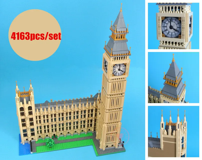 

New City Streetview Big Ben Elizabeth Tower fit legoings city creator Model Building Kit Blocks Bricks diy Toy 10253 gift kid