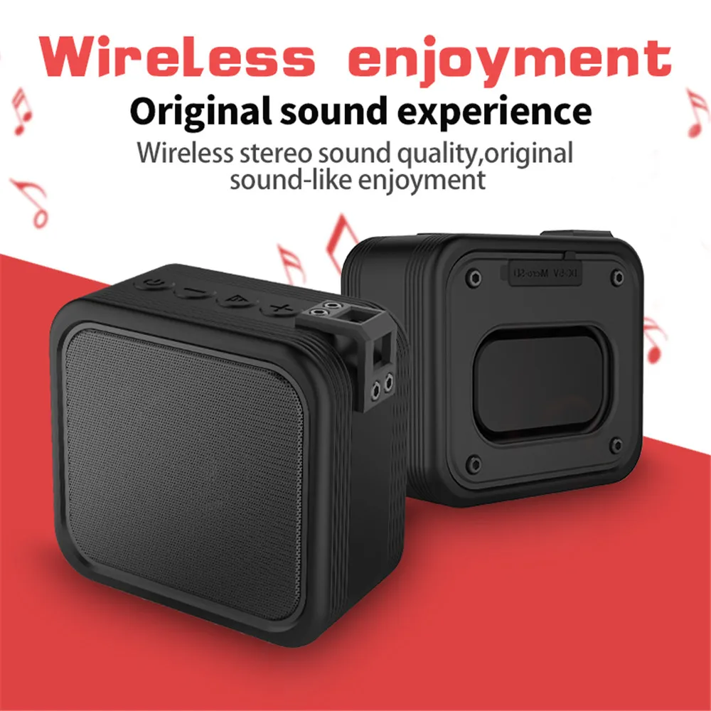 Portable Speaker Bluetooth Column Outdoor IPX7 Waterproof Subwoofer Bass Stereo Music Player with Power Bank Box | Электроника