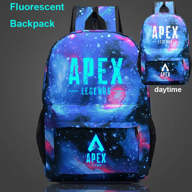 

Fluorescent Luminous Games APEX Legends Boy Girl Children Student School bag Women Bagpack Teenagers Schoolbags Men Backpacks