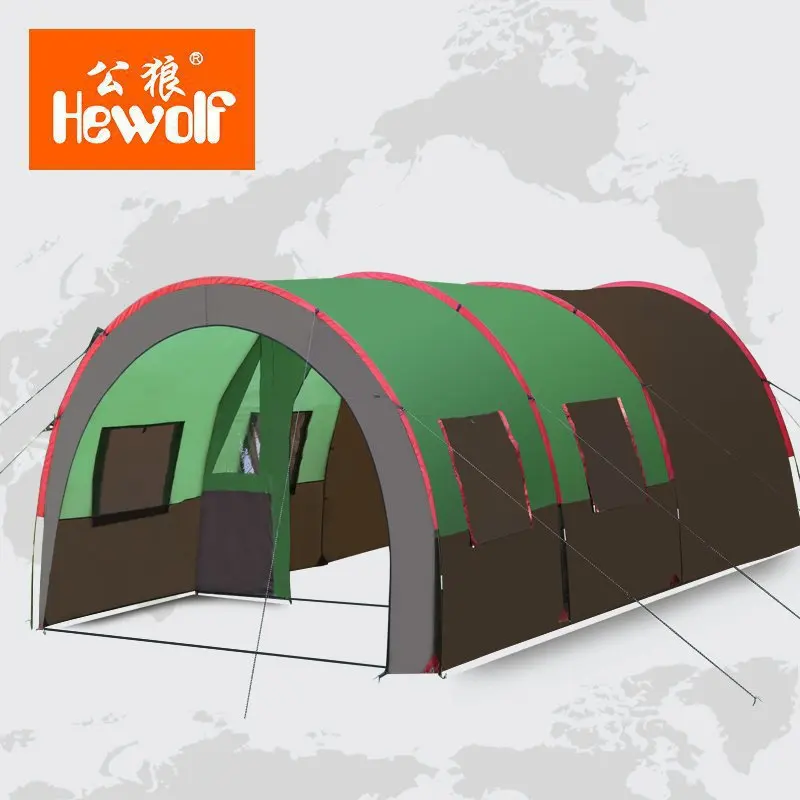 Ультра большие 2 спальни 1 гостиная 6 8 10 человек пляжные семейные вечерние палатки для рыбалки на открытом воздухе палатки для кемпинга, ТОННЕЛЬ палатки, палатки для помощи
