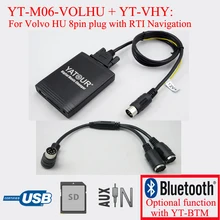 Yatour radio usb sd digital mp3 player per volvo c70 s40 s60 s80 v40 v70 xc70 hu radio con navigazione sistema