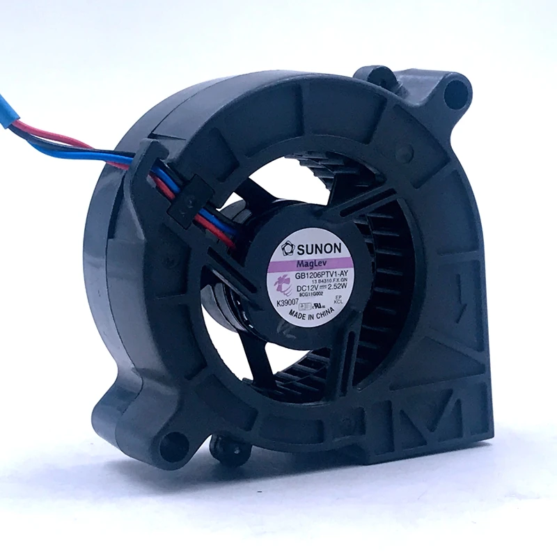 

lamp fan 60X25 mm New SUNON GB1206PTV1-AY 13.B4310.F.X.GN DC 12V 2.52W 58x58x25mm 3-wire Server Cooler Fan FG Tach Signal