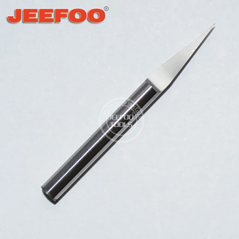 

3.175*15Degree*0.1 Jeefoo Flat Bottom Engraving Tools/ Carbide Tool Bits/ V Bit/ PCB Carving Cutters/ Woodworking Router Bit