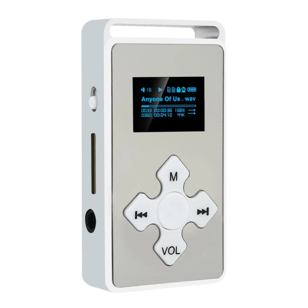 

BCMaster Hot Sale Mini MP3 Player LCD Screen Support 16GB Micro SD TF Card Fashion Mini Sport Music Player Christmas Gift