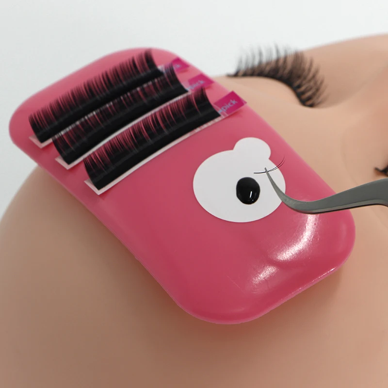5pcs/lot Silicone Eyelash Holder Pad for Extensions Lash Stands Forehead Glue Pallet | Красота и здоровье