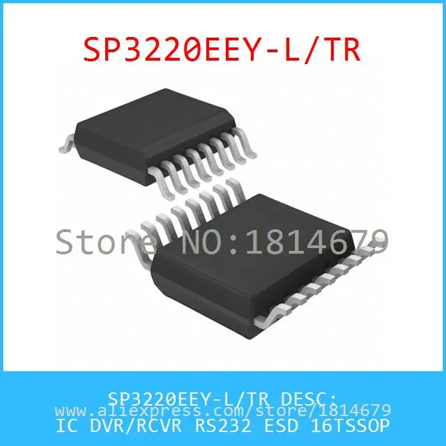 Бесплатная Доставка 1 Шт./лот SP3220EEY-L/TR IC DVR/RCVR RS232 ESD 16 TSSOP SP3220EEY-L 3220 SP3220 |