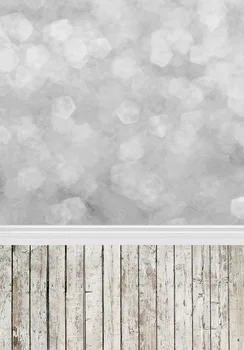 

Free shipping 5X7ft wedding custom bokeh glitter wood photography backdrop background for photo studio