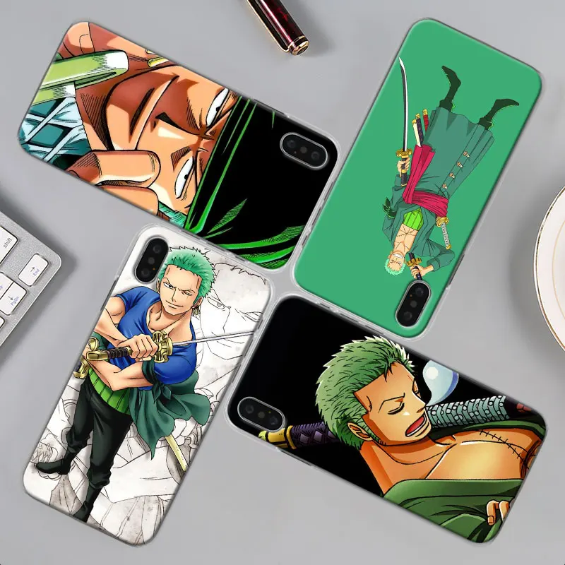 Цельный Roronoa Zoro чехол для телефона для Apple iPhone X XR 7 8 Plus 6 6s Plus XS MAX 11 Pro Max SE чехол для телефона Coque