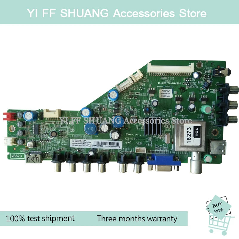 

100% Test shipping for LED-39B300 main board 40-MS82G0-MAC2LG screen LVF390AUTM
