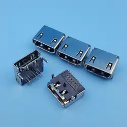 50 шт. HDMI Тип A 3row 19pin правый угол гнездо pcb dip припоя разъем