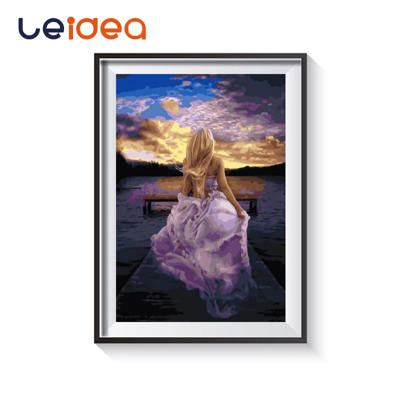

Running Girl Paintings By Numbers Paint By Numbers For Home Decor For Living Room 4050 Flying Girl Artwork