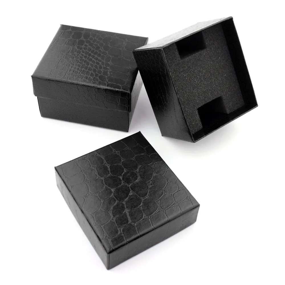 

Crocodile Durable Present Gift Box Case For Bracelet Bangle Jewelry Watch Box