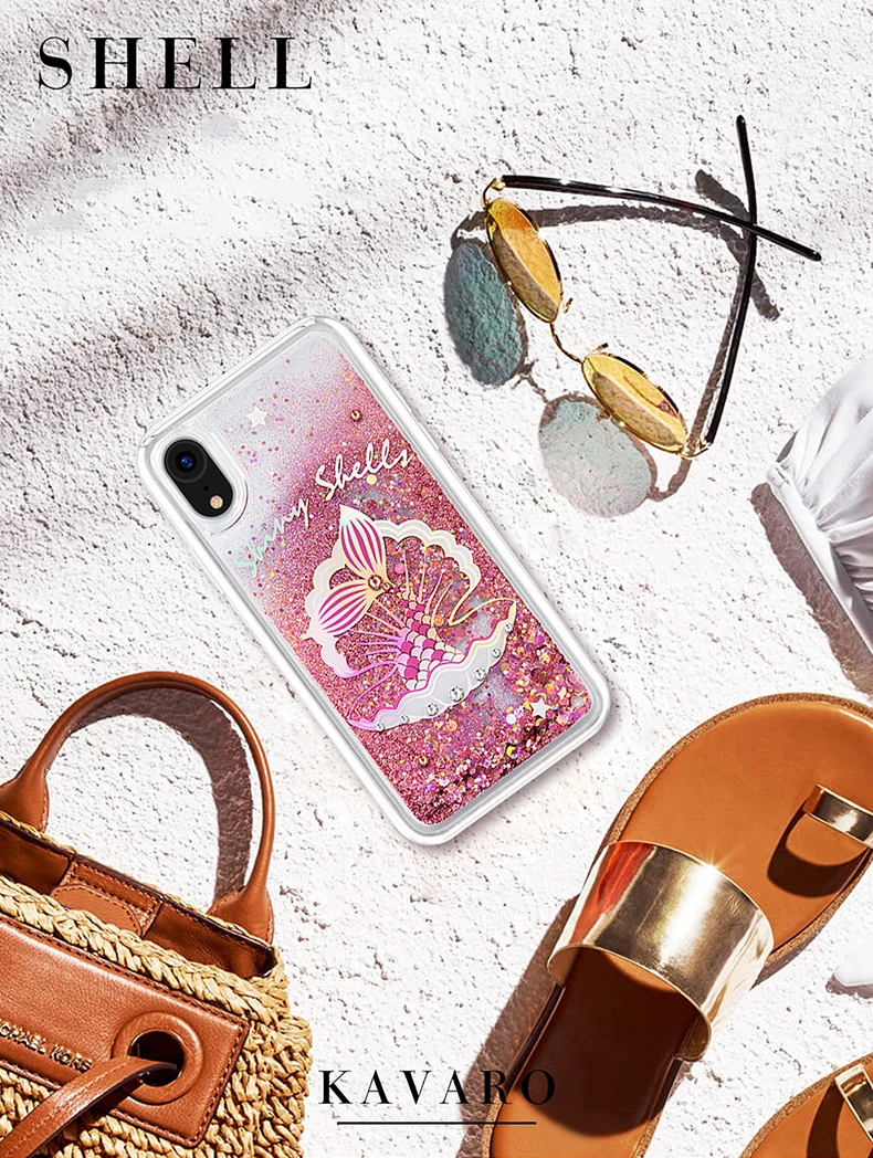 KINGXBAR for iPhone XR Case Quicksand Case for iPhone XR Cover Anti-knock for iPhoneXR Cover Cute Luxury for Apple XR Shell Capa (3)