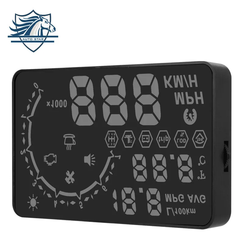 AUTOOL X230 OBD HUD Дисплей 5 &quotgps Скорость ometer цифровой одометр автомобиля проектор для