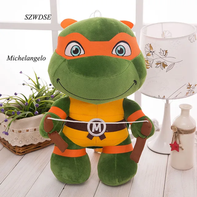 Best Price 9.8/13.8Inch Children's plush toy movies hero Big eyes tortoise Leonardo Donatello Raphael Michelangelo boy's Plush Doll toys Best Price 9.8/13.8Inch Children's plush toy movies hero Big eyes tortoise Leonardo Donatello Raphael Michelangelo boy's Plush Doll toys