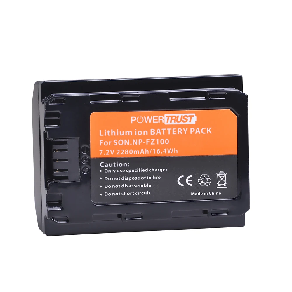 

1x 2280mAh NP-FZ100 NPFZ100 NP FZ100 Battery for Sony a9, A9R,9s,BC-QZ1 Alpha 9, ILCE-9,A7R,ILCE-7RM3,A7 III,ILCE-7M3,ILCE-7M3K