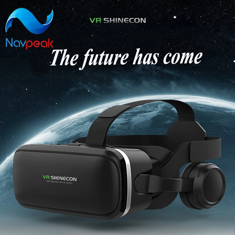 Immersive VR smart device font b virtual b font font b reality b font helmet panorama