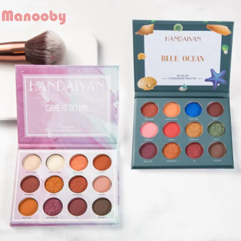 

Manooby Matte Eyeshadow Palette Nude Minerals Professional Eye Shadow Powder Pigment Cosmetic Waterproof Matte Makeup Eyeshadow