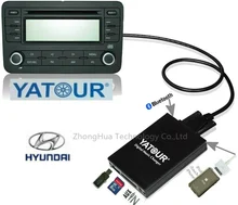 Yatour YTM07 Digital Music Car CD Changer USB SD AUX Bluetooth adapter ipod/iphone interface for Hyundai/Kia MP3 Plyer