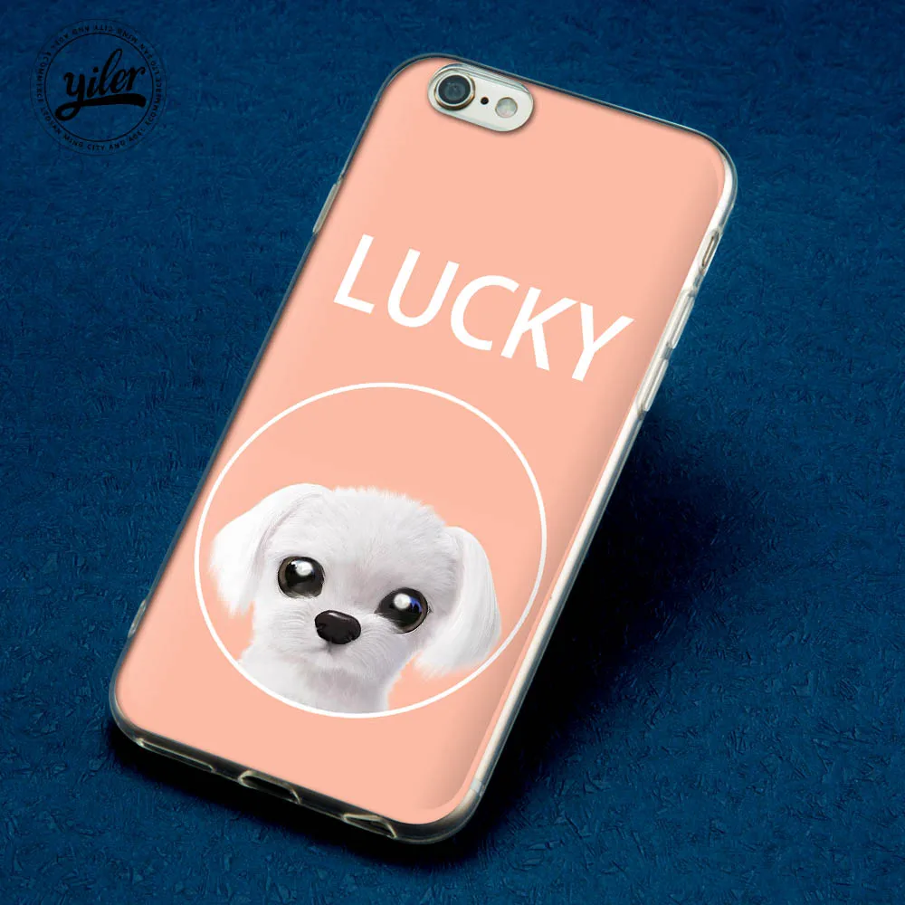 Модный чехол Lucky Dog Pink Cat Coque чехол для iPhone 7 для iPhone XS Max чехол для iPhone 6 S Чехол 7 plus 5 5S SE 8 6 7 X чехлы - Цвет: 03