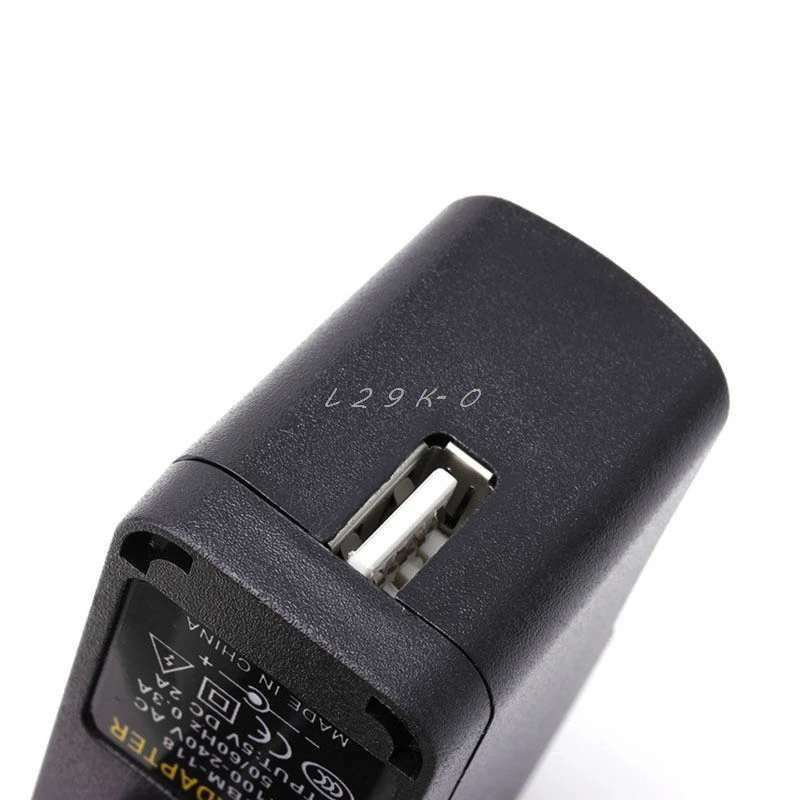 1 шт. USB Импульсный блок питания зарядное устройство AC 100 240 В DC 5 2A 10 Вт штепсельная